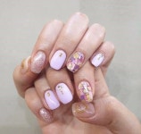 • Nail Design 자개 네일 ✨영롱함보소~! 2019 | 네일 아이디어, 네일아트, 옴브레 네일