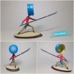 와~장창!!! 창~ 창~ 창!!! 어떤 방패라도 뚫을 수 있는 창... 창들고 말탄 기사를 만들려고 했으나, 안 어울려서 별도의 작품으로... 