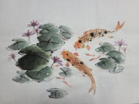 Пин на доске 사군자 동양화 문인화 oriental painting