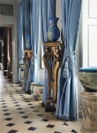 Blue curtain enfilade. | 인테리어, 커튼, 궁전