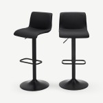 tabouret de bar | MADE.com in 2022 | Adjustable bar stools, Black bar stools kitchen, Bar stools