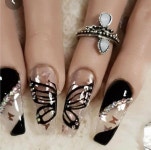 Pin by 정아 송 on Uñas de acrílico de  barrios diseños | Nails design with rhinestones, Nail art designs, Coffin nails designs
