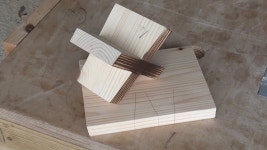 [목공 / Woodworking] 주먹장 그리개 만들기 / Making A Simple Dovetail Marker | 목공, 가구