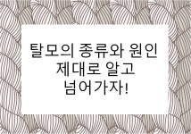 탈모의 종류와 원인 제대로 알고 넘어가자! - 2020 | 탈모, 원형, 말