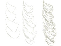how to draw curly hair - Google Search | 드로잉 테크닉, 스케치, 헤어스타일