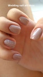 35 Simple Ideas for Wedding Nails Design  #naildesigns #nailartideas | 네일 컬러, 손톱, 예쁜 손톱