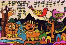 한국민화뮤지엄 제4회 대한민국민화대전 학생부 초등저학년부문 | 초등학교 미술, 유아 미술, 미술 수업 계획