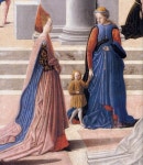 1467 Fra Carnevale - The Birth of the Virgin (details) | 옷