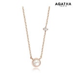 53%off [AGATHA] Rond(론드) 14K 골드 진주 목걸이 (2681737S_292) | 진주 목걸이, 목걸이