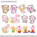 #보이안스 #Boians #돼지캐릭터 #돼지띠 #해년생 #돼… | Character design, Pig character, Character