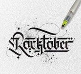 calligraphy에 있는 yuena han님의 핀 | 폰트