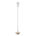 This modern, svelte floor lamp is versatile and will work in almost any room. - 79H x 13W 14 Triangle Base - Plaster White.... 