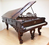 1861 #Chickering Victorian Concert Grand #Piano. | 피아노, 악기