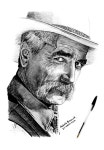 Norman Rockwell에 있는 송이 언니님의 핀 | 얼굴, 그림, 연필
