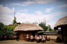 나의 살던 초가집 | 정원 예술, 풍경 스케치, 풍경 배경화면