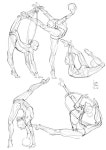 기막힌 인체드로잉 자료 여기있습니다. - 몸 그리기 편! : 네이버 블로그 | Art reference poses, Dancing drawings, Drawing... 