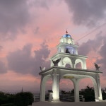 춘천 산토리니카페 석양이 이쁨