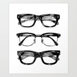 Worldwide shipping available at Society6.com. Just one of millions of high quality products available. | 힙스터, 스케치, 안경