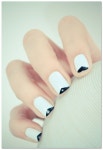 DIY NAILS | Graphic Black & White Nail Art | 손톱, 네일아트, 매니큐어