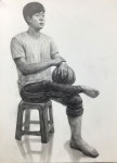 오늘에서 소개하는 인체수채화 인체소묘 | Drawings, Sketches, Male sketch