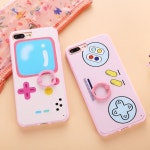 New Pink Game Finger Ring Holder Stand Phone Cases for iPhone 7 7 Plus 6 6s 6Plus 6sPlus PC Back Case Cover #iphone6splus... 