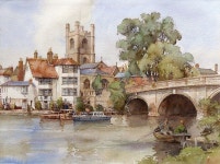 Sturgeon, British Artist (1920 - 2001) - watercolor; 29 x 21.25 in - …(이미지 포함) | 풍경화, 풍경 수채화, 수채화 