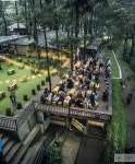 Pin by Sang U Bae on 신원동 | Outdoor restaurant design, Outdoor cafe, Forest cafe