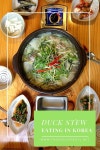 Korean Eating: Duck Stew 오리탕 | Eat, Stuffed peppers, Stew