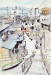 艺术에 있는 游多几游님의 핀 - 2023 | 거리 그림, 풍경 스케치, 어반 스케쳐스