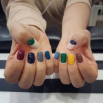 colourful nails | 매니큐어 색상, 젤네일, 젤네일아트