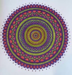 Mandala klaar | 색, 만다라