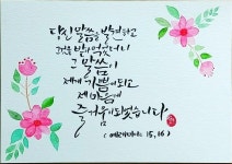 캘리그라피젤라곳간에 있는 경희 조님의 핀