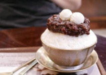 Korea summer dessert. redbean, dessert, ice water, photo, 팥빙수, 옥루몽 | 식품 아이디어, 여름 디저트, 디저트