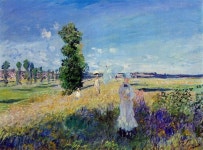 The Promenade, Argenteuil 1875 Claude Monet(이미지 포함) | 풍경화, 그림, 모네