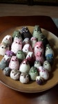 귀염둥이 부엉이 가족들. 솜씨방 선생님의 복덩이들. 새해 복 많이 받으세요. 나란히 나란히. 인사합니다. | 인형, 블로그, 퀼트