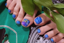 Nail에 있는 김지나님의 핀 | 페디큐어, 네일 아이디어, 대리석 네일