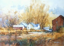 Ian Ramsay Watercolors: Rural watercolors | 풍경화, 그림, 어반 스케쳐스