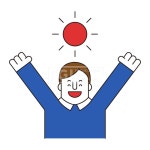 ILL161, 프리진, 일러스트, 생활, 사람, ILL161, 캐릭터아이콘, 캐릭터, 인물, 손짓, 상반신, 손가락, 핸드모션, 동작, 남자, 남성... 