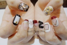 유니크젤네일은 압구정네일샵 네일탐이나! | 액센트 네일, 네일아트, 젤네일