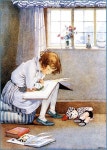 the magic of a good book | 소녀 독서, 북아트, 독서