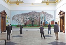 David Hockney_와터 근처의 더 큰 나무들_2007