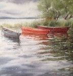 풍경에 있는 vanessa .B님의 핀 | 풍경화, 바다 그림, 풍경 수채화