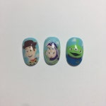 캐릭터네일 #드로잉 #드로잉아트 #디즈니 #토이스토리 #토이스토리네일 #우디네일 #nail #nailart #handpainted #to… | 네일아트