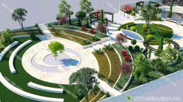 طراحی محوطه | 건축, 제품 디자인, 공원