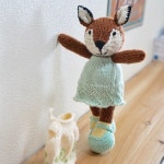 [Little Cotton Rabbitss Fox Girl ]#JulieWilliams #줄리윌리암스 #knittingdoll #knitdoll #KnitToy #Knitting #대바늘인형 #수원... 