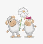 양, 양, 꽃, 벡터 양무료 다운로드를위한 PNG 및 PSD 파일 | Sheep, Clip art, Felted slippers