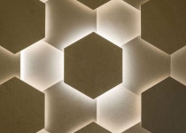 *헤어샵 인테리어 Joshua Florquin adds hexagonal-patterned ceiling to Paris hair salon :: 5osA: [오사] | False ceiling... 
