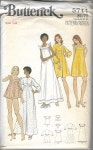Vintage 1970s Butterick 5744 Gown & Robe Sewing Pattern Size 14 Bust 36 by Recycledelic1 on Etsy | 파자마, 앨리스