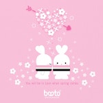 You will be in Love when spring comes.  #부토 #부끄러운토끼 #BOOTO #3월배경화면 | 배경 화면