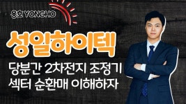 2차전지 폐배터리 리싸이클 대박이라더니 성일하이텍 주가는.. - 2022